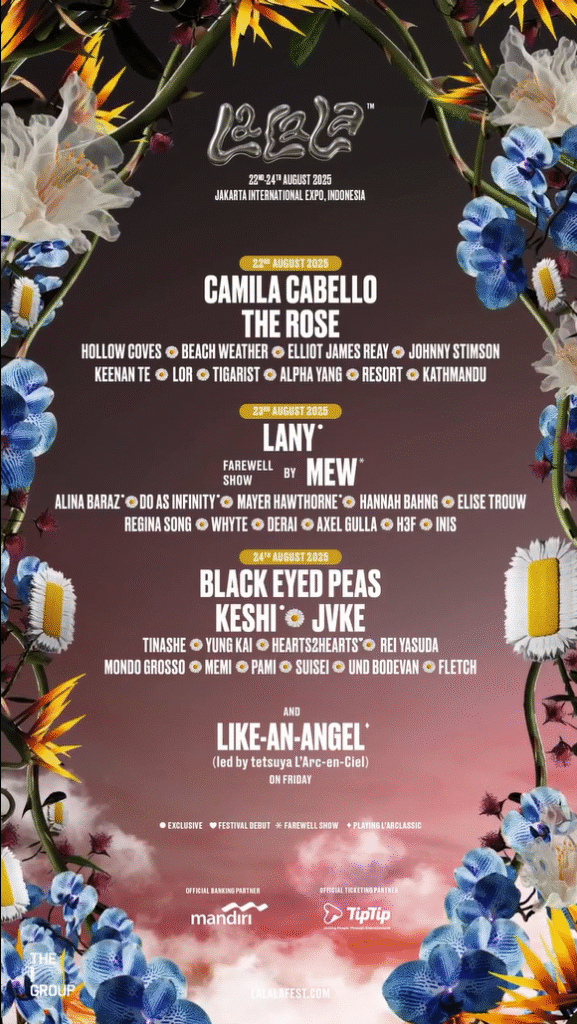 Lineup lalalafest 2025. Foto/lalalafest