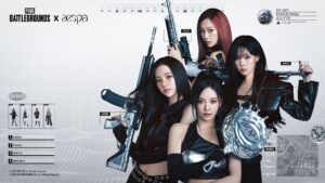 aespa dalam event kolaborasi dengan PUBG: Battlegrounds.