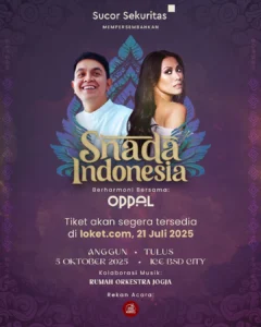 Poster Konser Snada Indonesia.