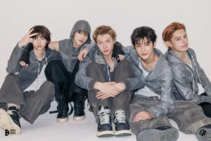 Potret lima anggota boy group CORTIS.