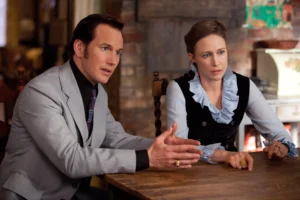 Patrick Wilson dan Vera Farmiga dalam cuplikan film The Conjuring. 