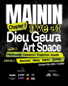 Poster acara musik "Mainin: Chapter 1".