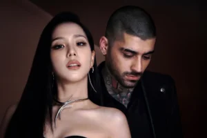 Potret Jisoo BLACKPINK dan Zayn Malik dalam Perilisan Single “Eyes Closed”.