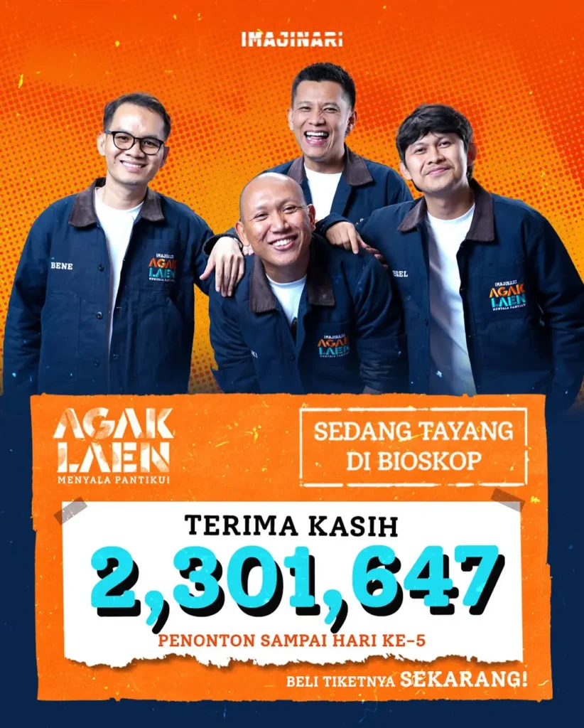 Film Agak Laen Tembus 2 Juta Penonton