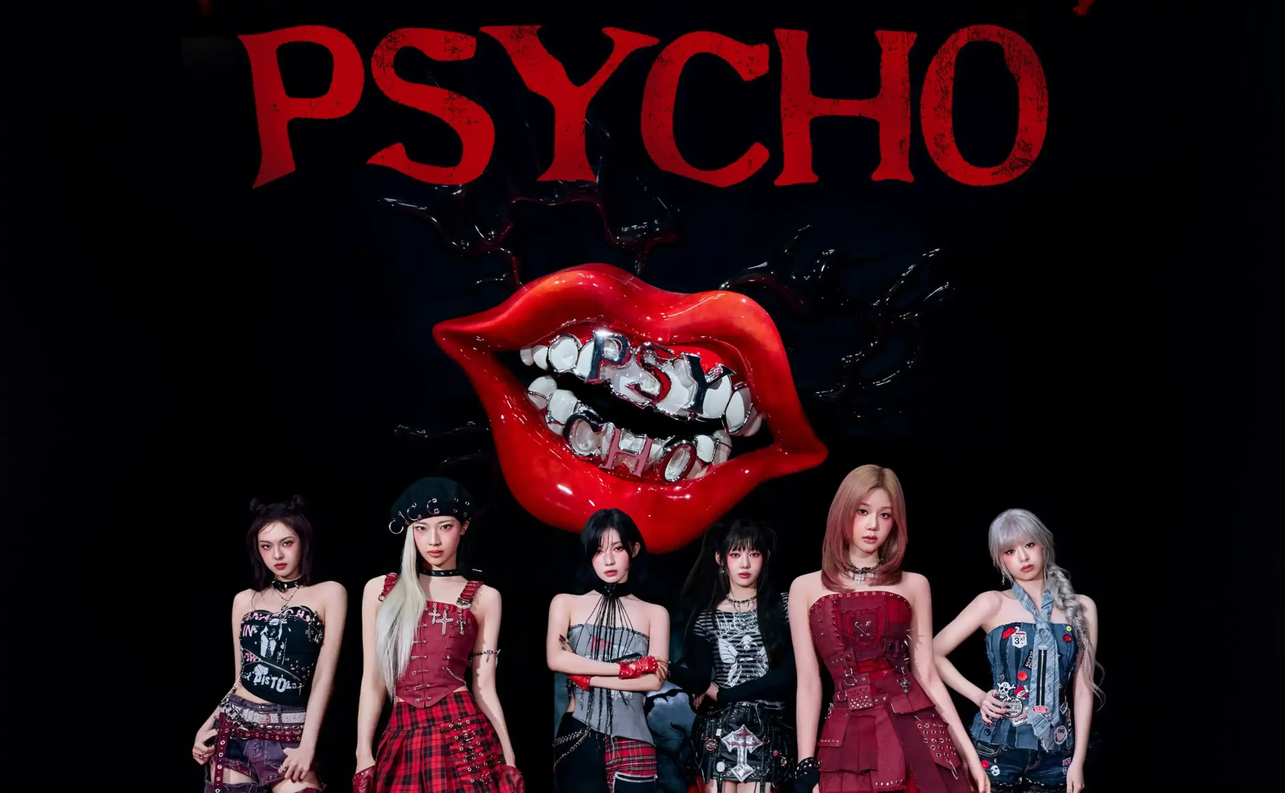 BABYMONSTER dalam perilisan video musik untuk single “Psycho”.