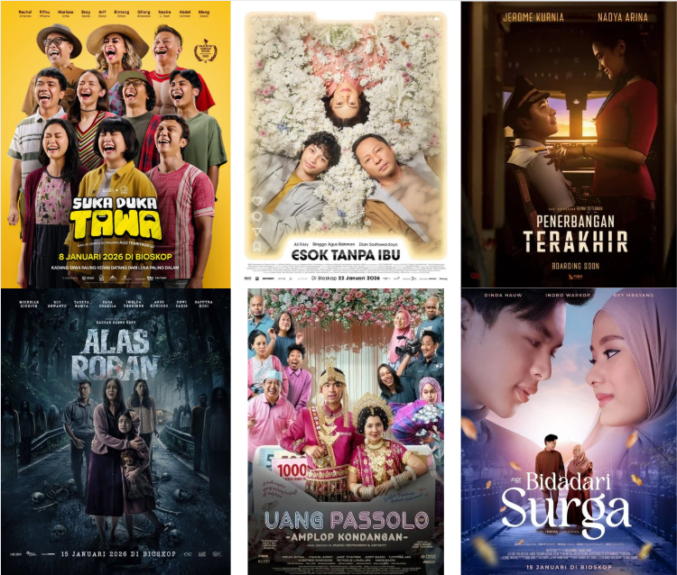 Rekomendasi Film Indonesia yang Tayang di Bioskop Januari 2026