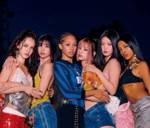 Potret girl group KATSEYE.