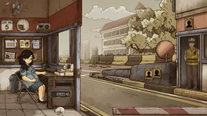 Ilustrasi 1998: The Toll Keeper Story sebagai Game Bertema Isu Sosial.